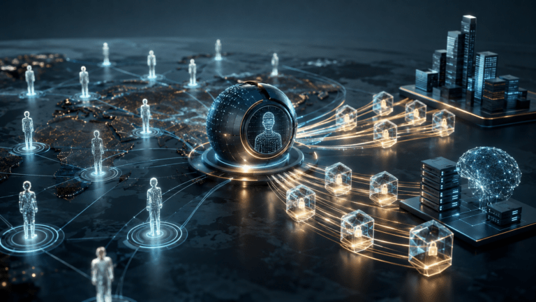 Globalna mreža potvrđenih ljudskih identiteta povezana sa zaštićenim digitalnim tokenima i AI infrastrukturom